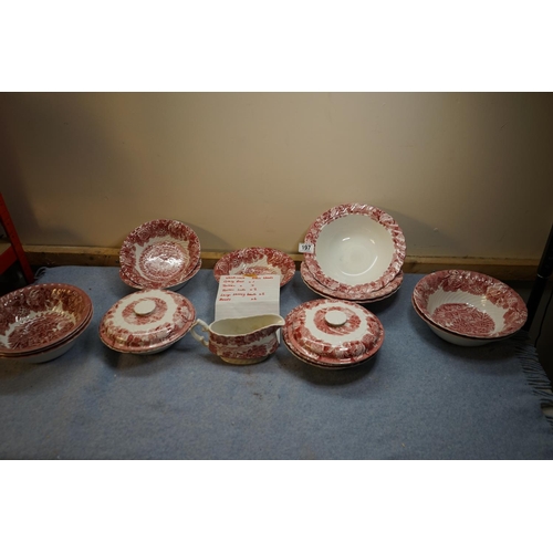 780 - Collection of Enoch Woods Woods Ware China Dinner Service