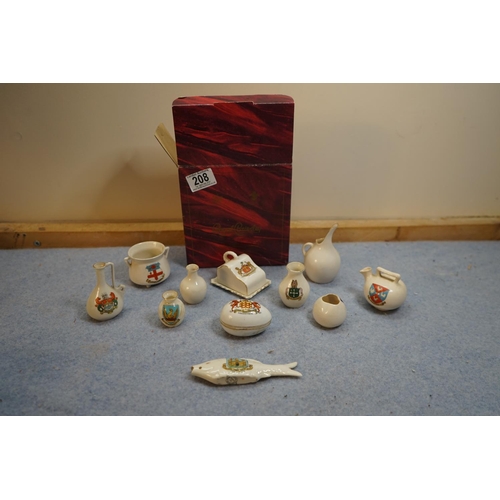 784 - Collection of Crested Ware