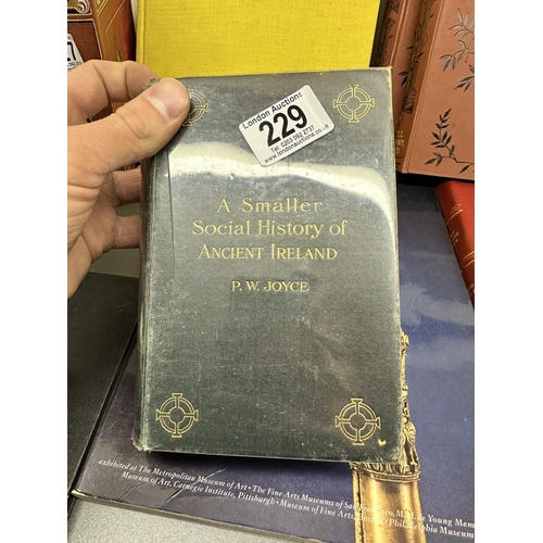 789 - A smaller social history of ancient ireland & Treasures of Early Irish Art