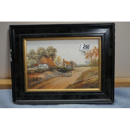 801 - Early 20th Century Framed Watercolor Painting