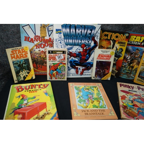 810 - Good Lot of Books etc incl. Marvel & Star Wars