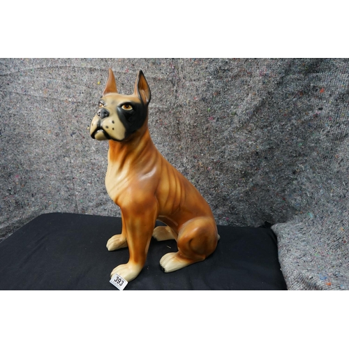 813 - Ceramic Boxer Statue