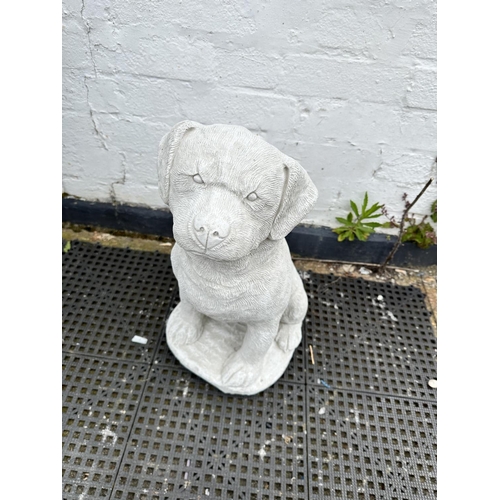 303 - Garden Statue 50cm Dog