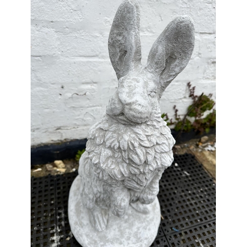 307 - Garden Statue-57cm English Hare