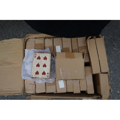 506 - Large Lot of New Playing Card Trinket Boxes