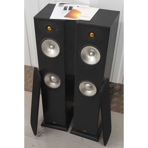 14 - Pair of large monitor audio speakers