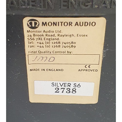 14 - Pair of large monitor audio speakers