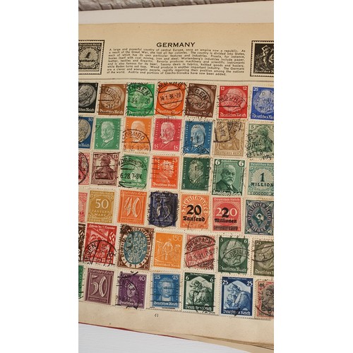 19 - Album containing various old stamps