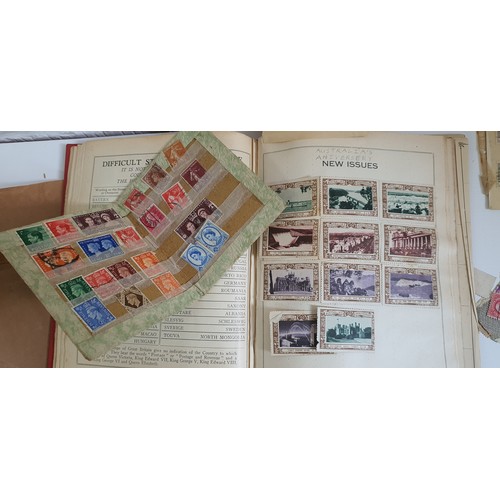 19 - Album containing various old stamps