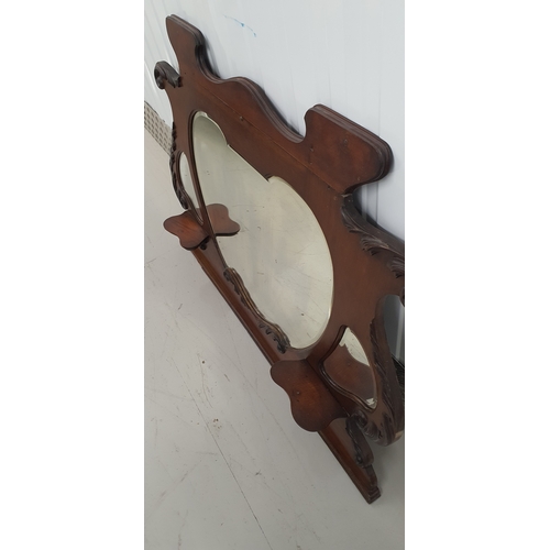 66 - Large vintage mirror