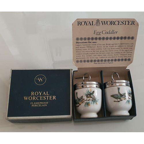 78 - Royal Worcester Egg Coddler set - Boxed