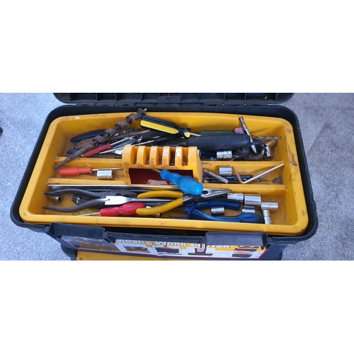 87 - Large trolley toolbox containing a large qty of tools