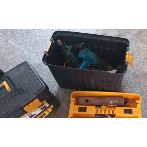 87 - Large trolley toolbox containing a large qty of tools