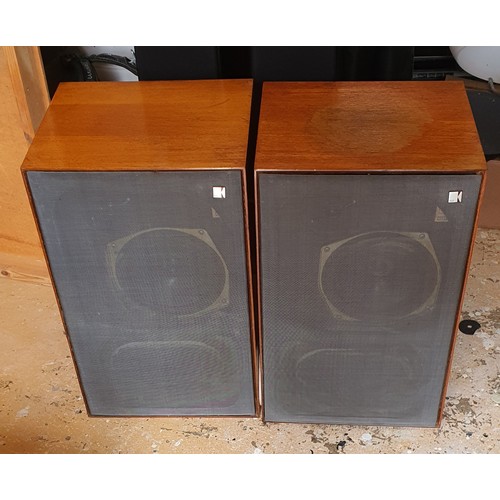 53B - Pair of large KEF speakers