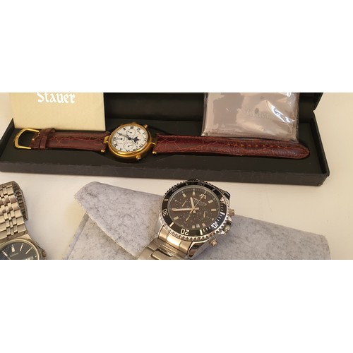 110 - 4 Good gents wrist watches