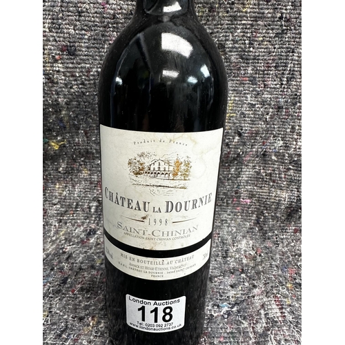 118 - 1998 Bottle of Chateau La Dournie Saint-Chinian