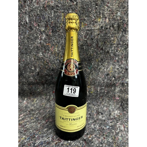 119 - Bottle of Taittinger Brut Reserve Champagne