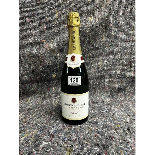 120 - Bottle of Etienne Dumont Brut Champagne