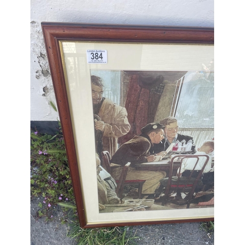 675 - Framed Print-Normal Rockwell:Saying Grace