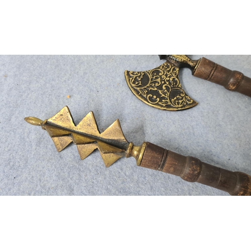 681 - A pair of Medieval Style Decorative weapons