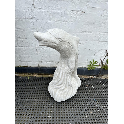 700 - Garden Statue-55cm Dolphin