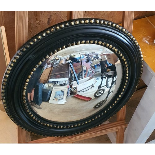 77 - Large round vintage mirror