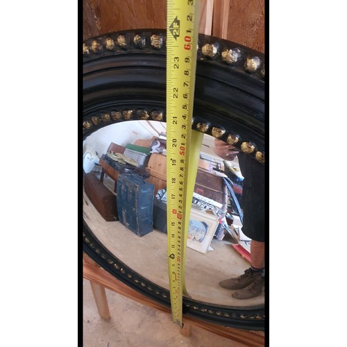 77 - Large round vintage mirror