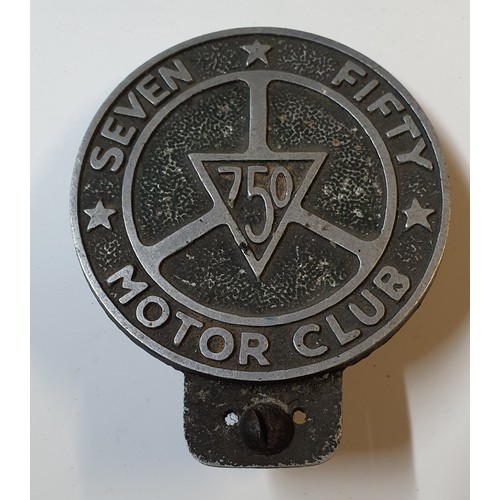 74 - Seven Fifty Motor Club Car Badge