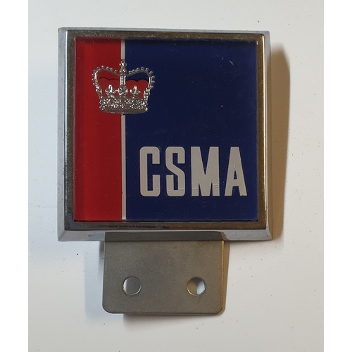 77 - Vintage CSMA Car Badge