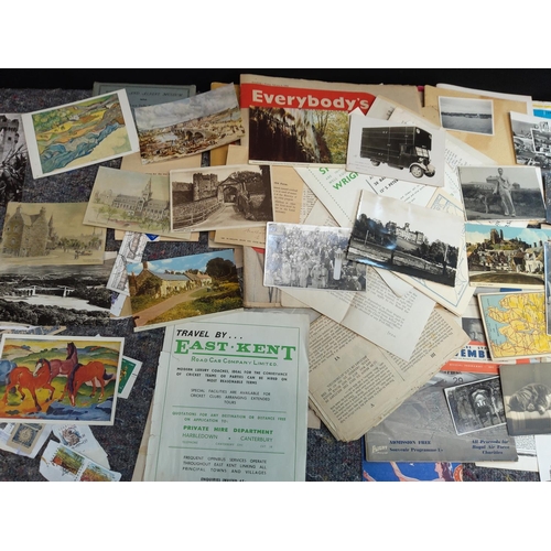 115 - Lot of Assorted Ephemera 1940s/50s incl. Programmes, Cunard Line, Football etc Including Crystal Pal... 