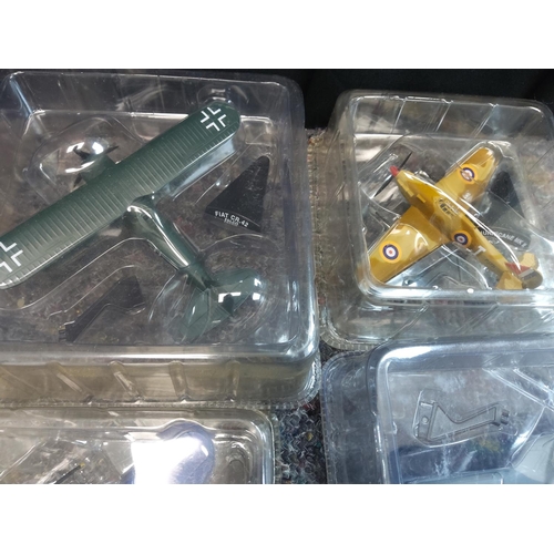 247 - Large Collection of Del Prado Aircraft of the Aces Model Planes (all Mint and Packaged) 50 in total