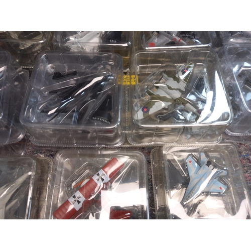 247 - Large Collection of Del Prado Aircraft of the Aces Model Planes (all Mint and Packaged) 50 in total