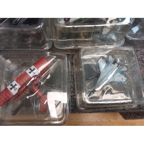 247 - Large Collection of Del Prado Aircraft of the Aces Model Planes (all Mint and Packaged) 50 in total