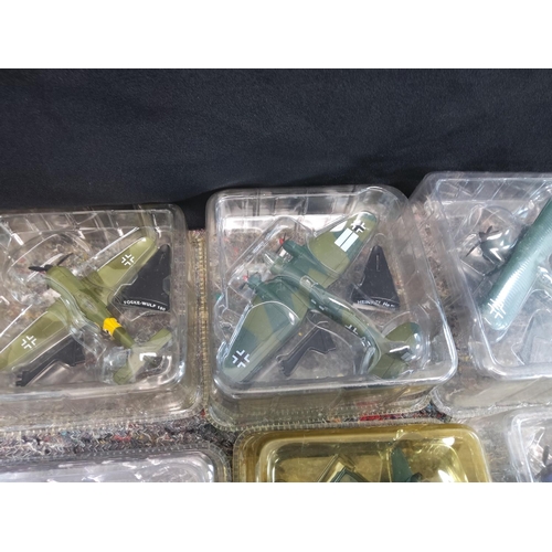 247 - Large Collection of Del Prado Aircraft of the Aces Model Planes (all Mint and Packaged) 50 in total