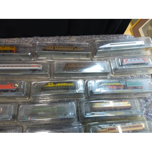 248 - Large Lot of Mint and Packaged Del Prado Trains (54 in total)