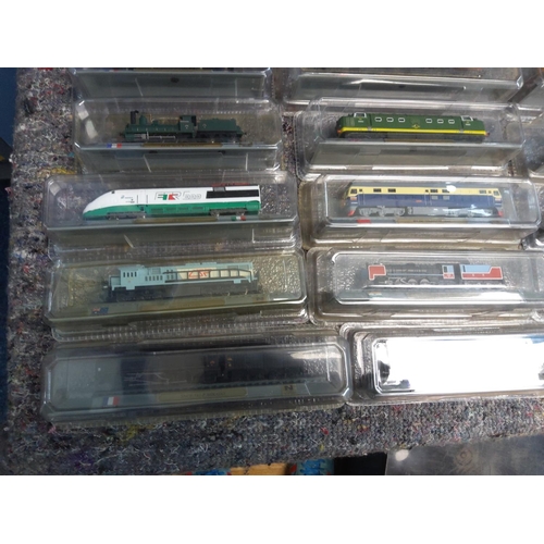 248 - Large Lot of Mint and Packaged Del Prado Trains (54 in total)