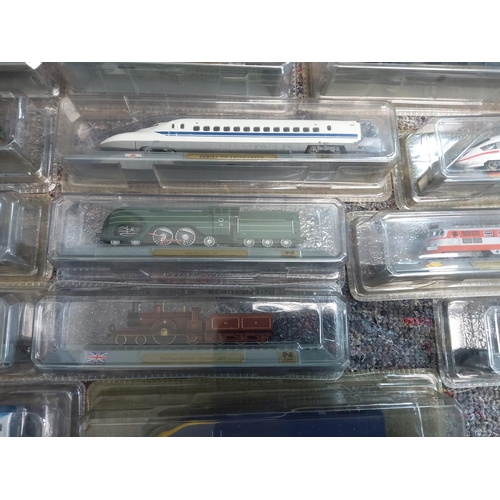 248 - Large Lot of Mint and Packaged Del Prado Trains (54 in total)