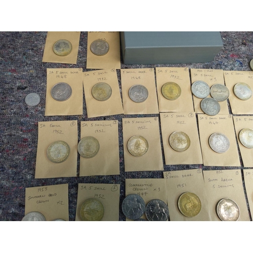 258 - Good Collection of Mostly 40s & 50s South African and Southern Rhodesian Coins