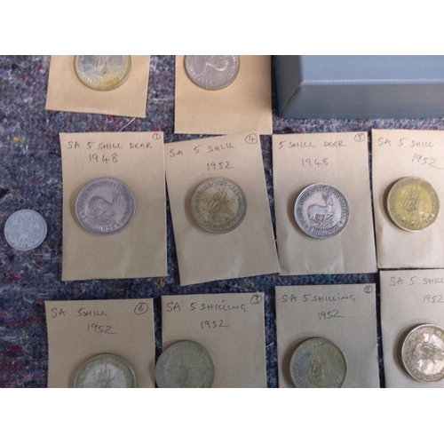 258 - Good Collection of Mostly 40s & 50s South African and Southern Rhodesian Coins