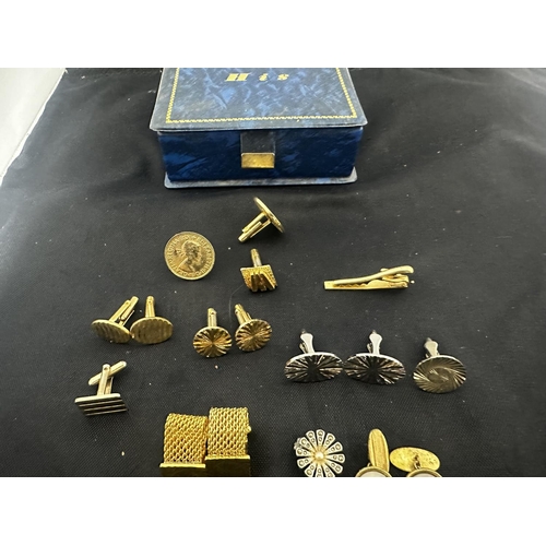 27 - Box of Assorted Cufflinks