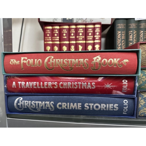 377 - 3 Folio Society Christmas Books