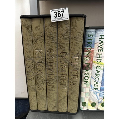 387 - Folio Society:Lost Cities of the Ancient World Book Set