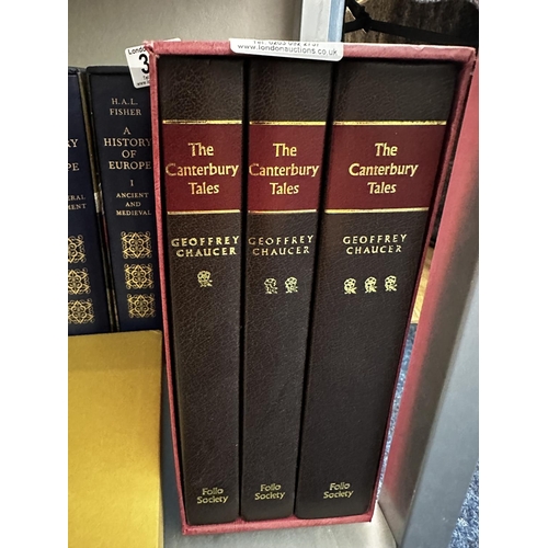 394 - Folio Society:The Canterbury Tales Book Set