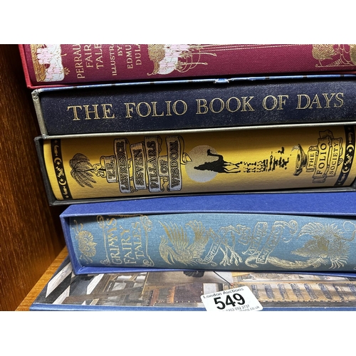 549 - Folio Society: 5 Various Titles