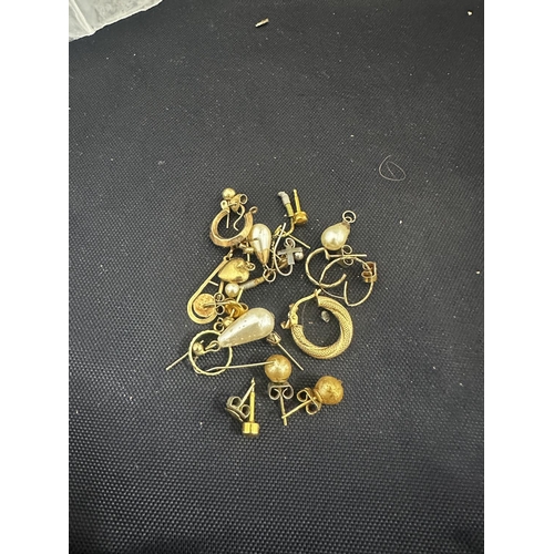 67 - Assorted Lot of Earrings including 9ct Gold Examples