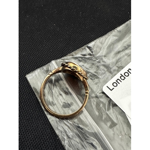 7 - 9ct Rose Gold Cameo Ring (3.5g)