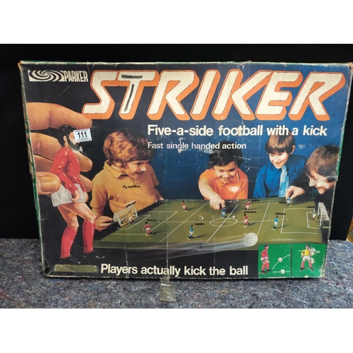 111 - Vintage Parker Striker Five a Side Football Game