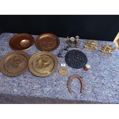 116 - Lot of Assorted Copper/Brass Items