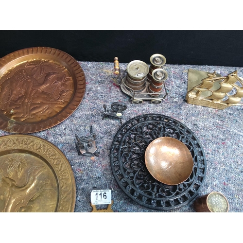 116 - Lot of Assorted Copper/Brass Items