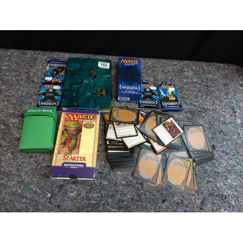 153 - Assorted Magic the Gathering Playing Cars incl. Sealed Packets and other related Items